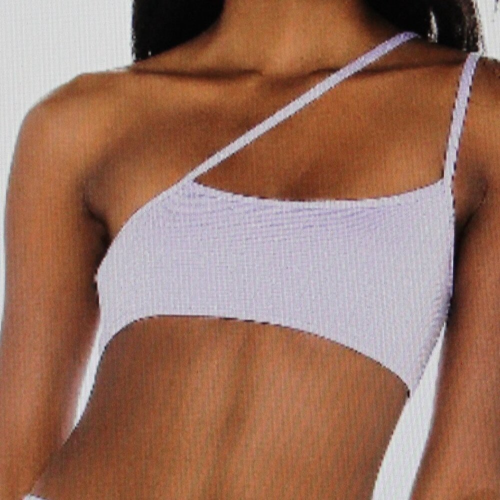 Frankie's Bikinis Purple Swim Top Only